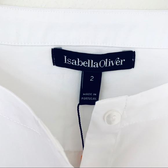 Isabella Oliver | White Button up Blouse - Picture 10 of 13